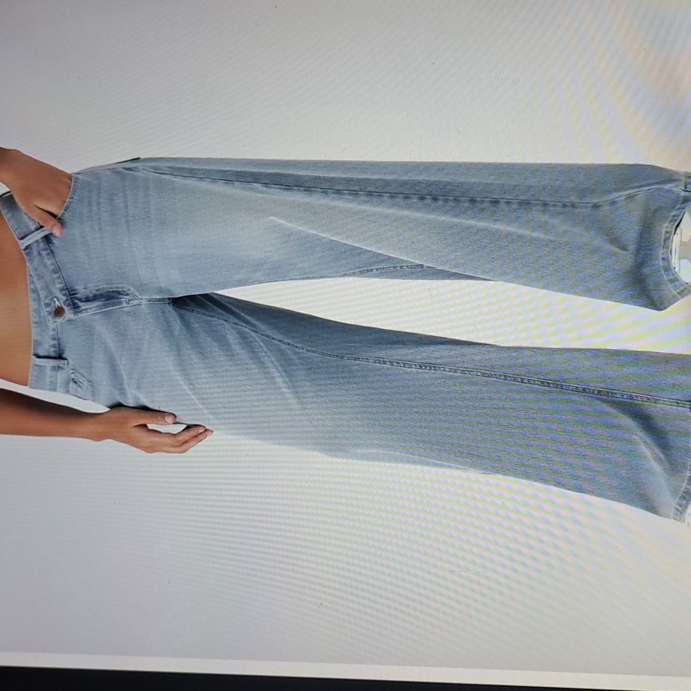 MEDIUM. HALARA FLEX ASYMMETRIC BAGGY WIDE LEG PANTS